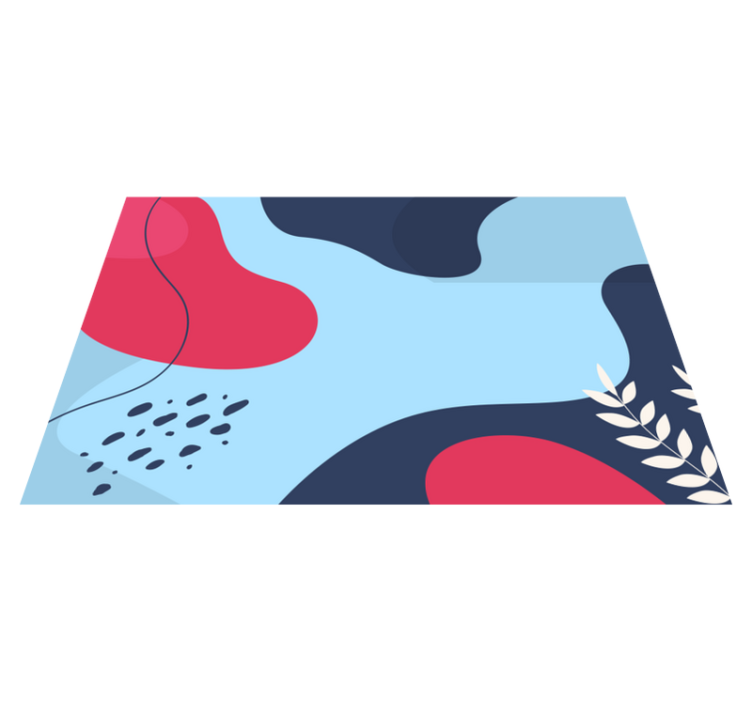 Individual original mesa formas abstractas coloridas - TenVinilo