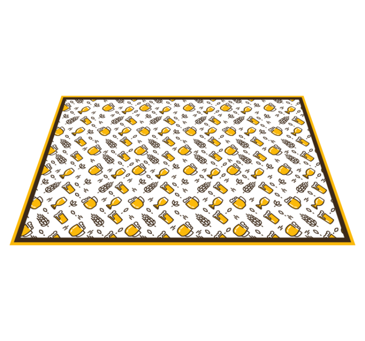 Individual original mesa Íconos de cerveza artesanal - TenVinilo