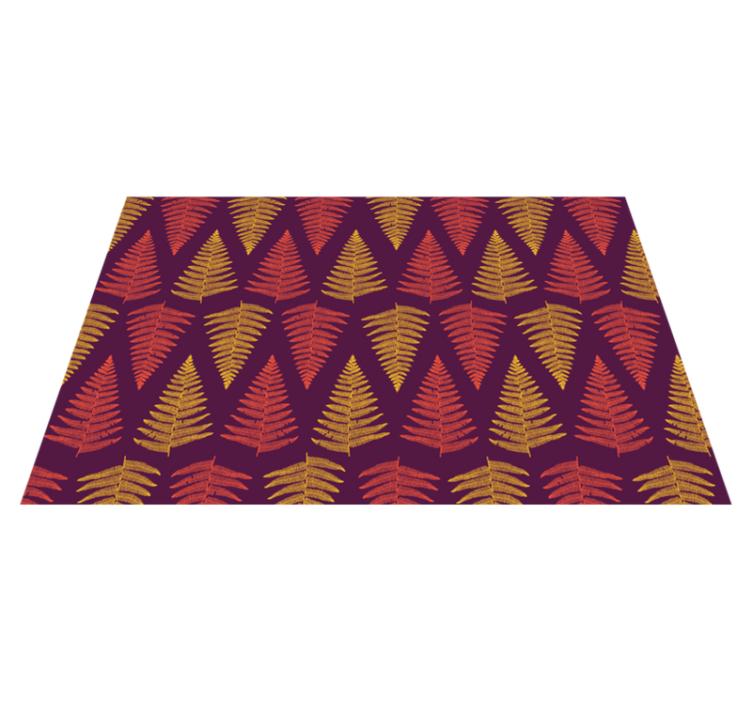 Mantel individual imitación fondo de hojas - TenVinilo