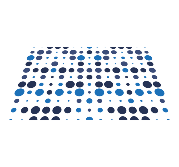 Mantel individual imitación superficie con círculos - TenVinilo