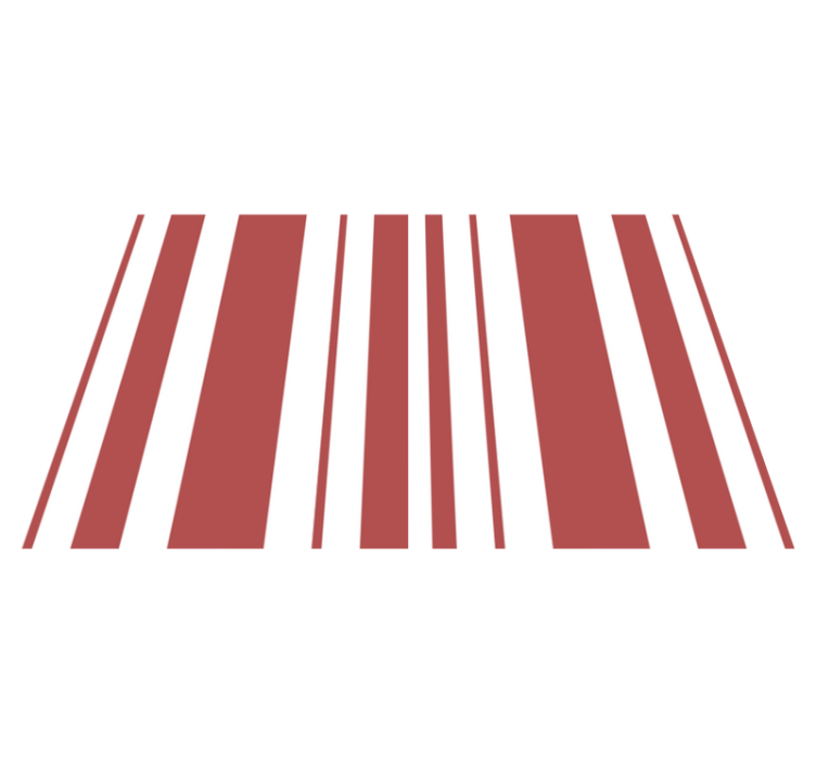 Mantel individual imitación patrón de rayas de color - TenVinilo