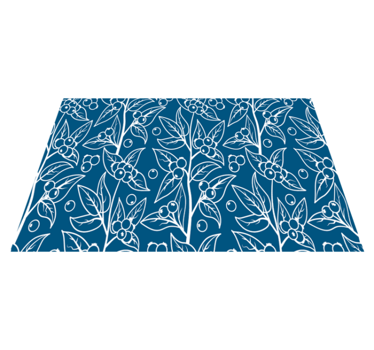 Mantel individual imitación patrón floral delicado - TenVinilo