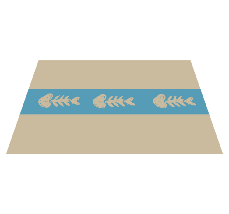 Individual original mesa patrón de espina de pescado - TenVinilo