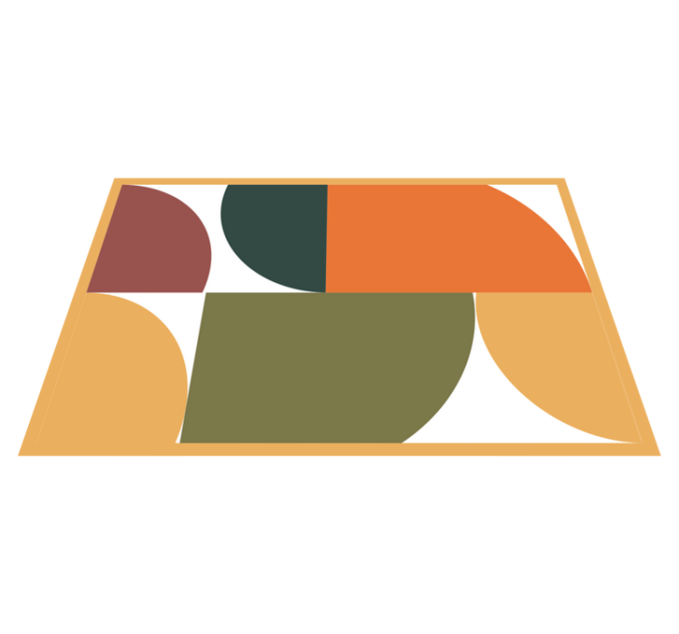 Individual mesa moderno formas geométricas elegantes - TenVinilo