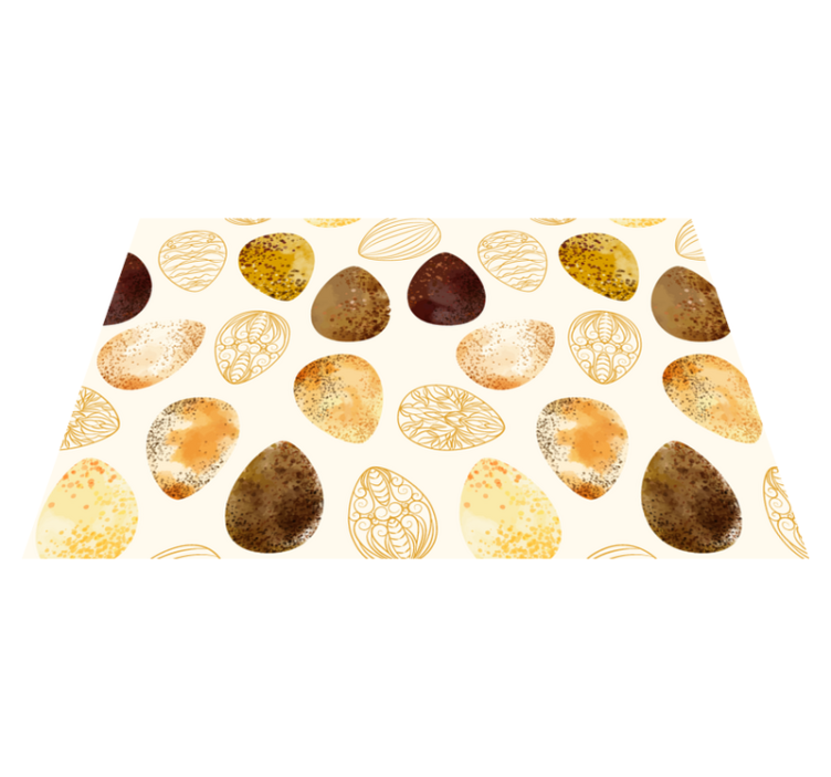 Individual original mesa motivo de huevo elegante - TenVinilo