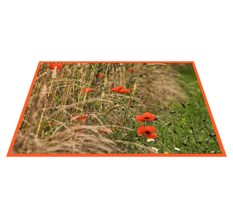 Individual mesa infantil arreglo divertido de comida - TenVinilo