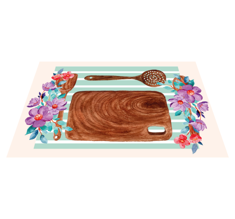 Individual original mesa escena culinaria elegante - TenVinilo