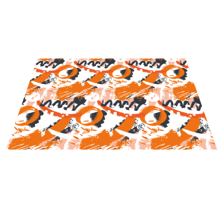 Mantel individual imitación patrón colorido abstracto - TenVinilo