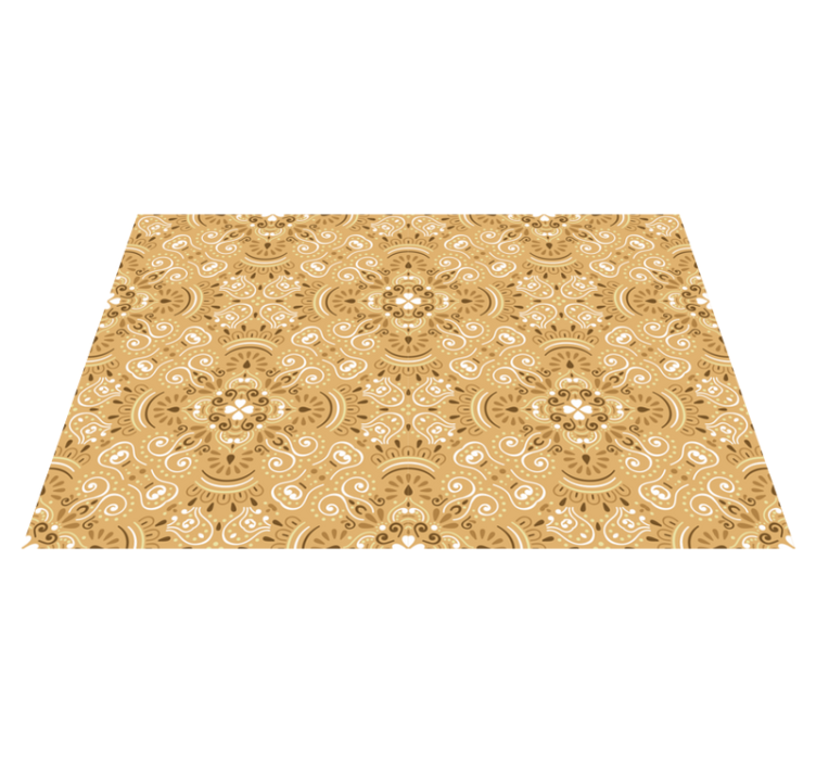 Mantel individual imitación componente floral elegante - TenVinilo