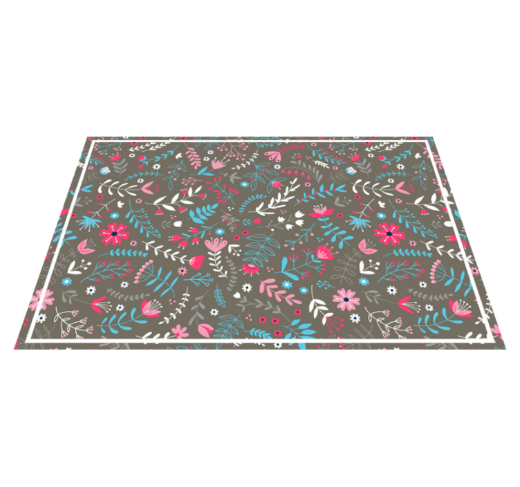 Mantel individual imitación acabado texturizado botánico - TenVinilo