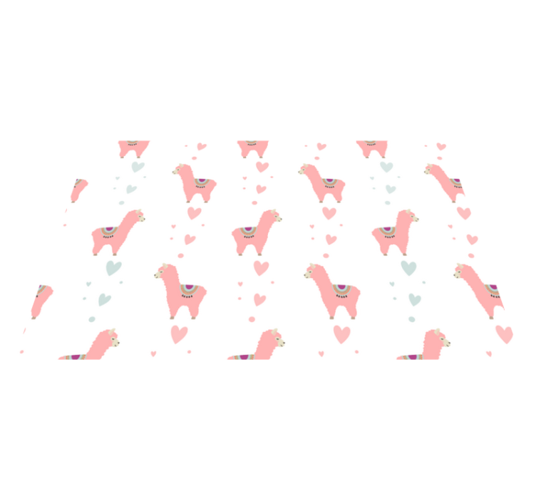 Individual mesa infantil patrón de llamas lindo - TenVinilo