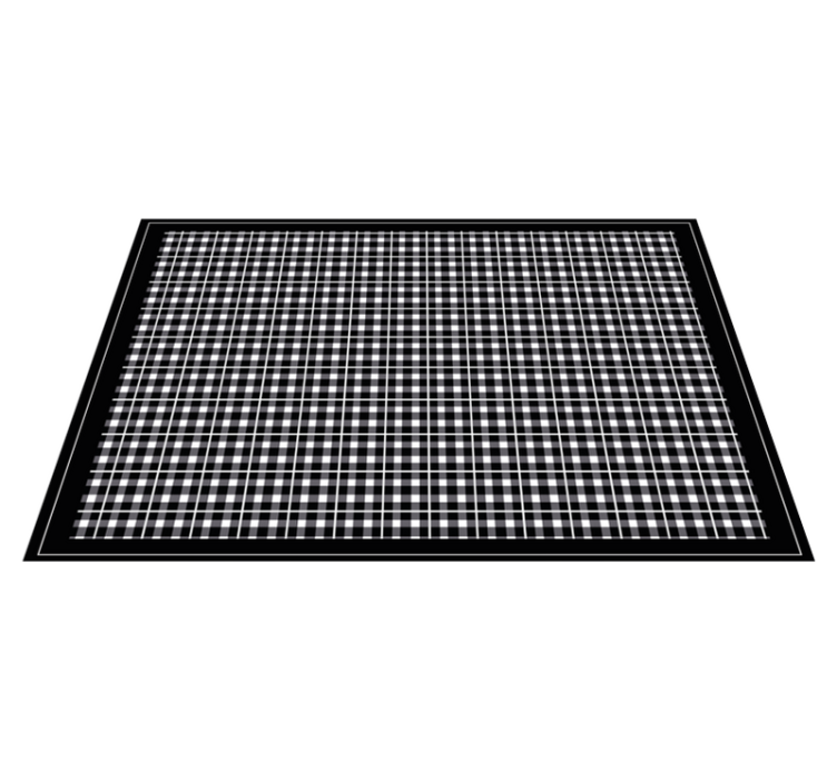 Mantel individual imitación cuadros escoceses - TenVinilo