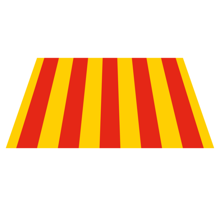 Individual original mesa patrón de rayas gruesas - TenVinilo