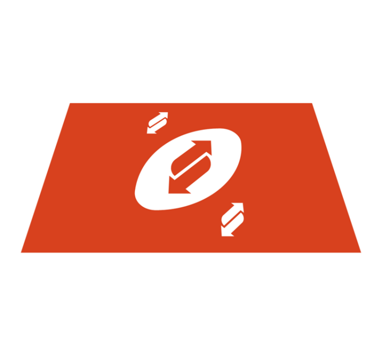 Individual original mesa patrón de flechas dinámicas - TenVinilo