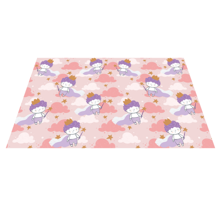 Mantel individual infantil Principito de los 80 con corona - TenVinilo