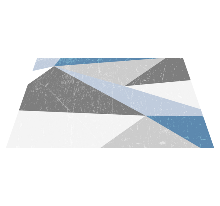 Individual mesa moderno patrones angulados geométricos - TenVinilo