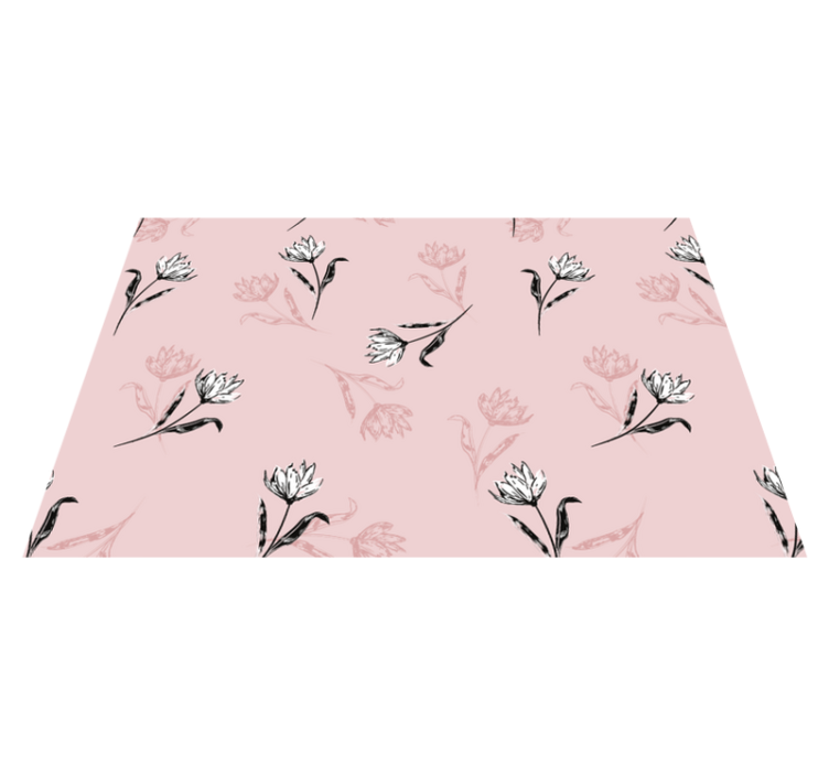 Mantel individual imitación composición botánica elegante - TenVinilo