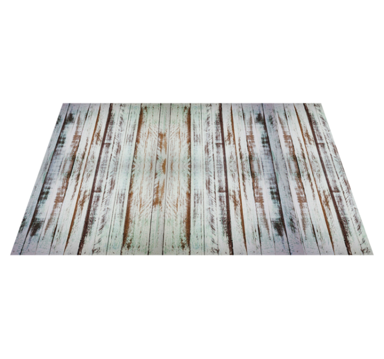 Mantel individual patrón Pelar madera - TenVinilo