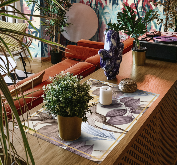 Mantel individual casa Plantas tropicales xxl - TenVinilo