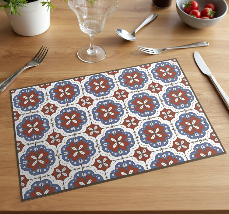 Individual original mesa hidráulica roja - TenVinilo