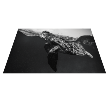 Mantel individual imitación escena de tortugas marinas - TenVinilo