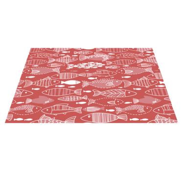 Individual de mesa original contraflujo peces - TenVinilo