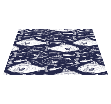 Individual de mesa marino peces bajo el mar - TenVinilo