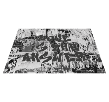 Mantel individual frases la vida es un bello viaje - TenVinilo