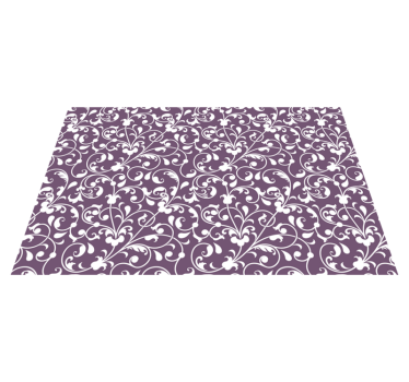 Individual de mesa textura paisley morado - TenVinilo