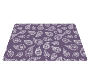 Individual original mesa superficie con estampado paisley - TenVinilo