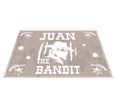 Mantel individual casa bandido con nombre - TenVinilo