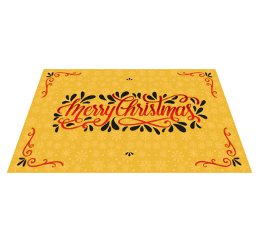Mantel individual navideño saludos festivos - TenVinilo