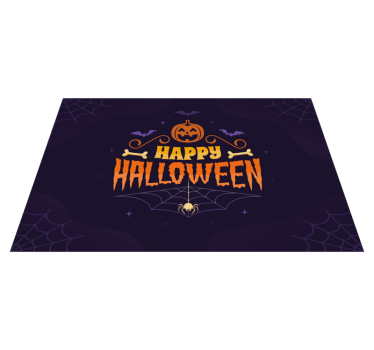 Individual mesa frase feliz Halloween - TenVinilo