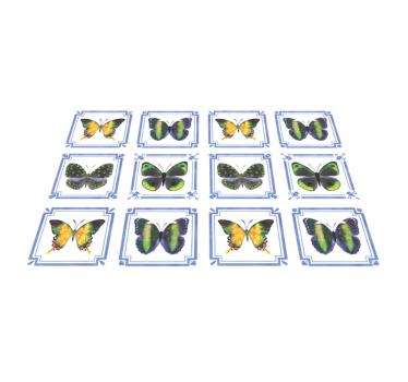 Individual original mesa decoración de mariposas - TenVinilo