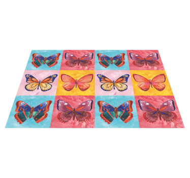 Individual original mesa emblema mariposa viva - TenVinilo