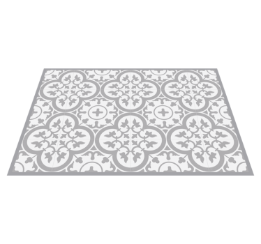 Mantel individual color Patrón de mosaico gris - TenVinilo