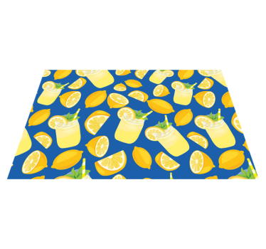 Individual mesa moderno imagen de limonada refrescante - TenVinilo