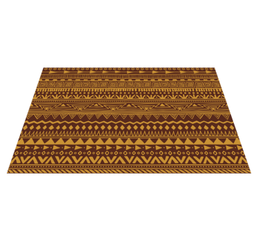 Mantel individual imitación patrón tribal geométrico - TenVinilo