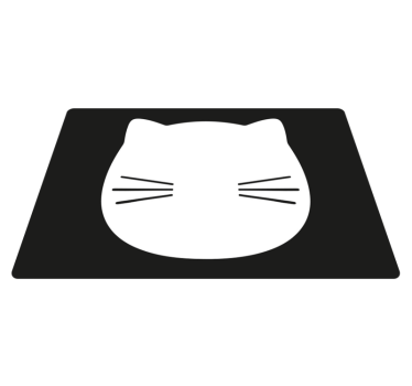 Individual original mesa forma de cara de gato - TenVinilo
