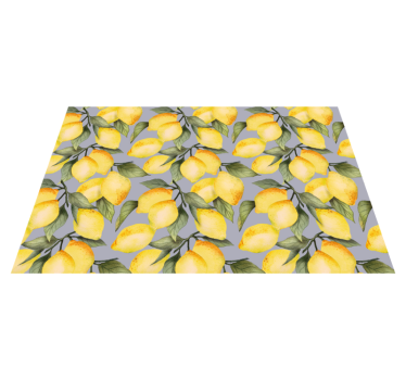 Individuales de mesa elegantes Limones pintados - TenVinilo