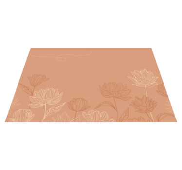 Individual original mesa arreglo floral de té - TenVinilo