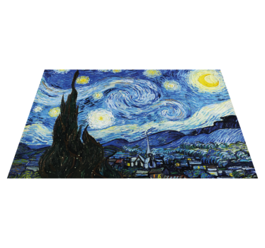 Individual original mesa La noche estrellada de van gogh - TenVinilo
