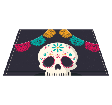 Individual mesa casa Mujer estilo mexicano - TenVinilo