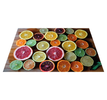 Individual original mesa arreglo de frutas cítricas - TenVinilo