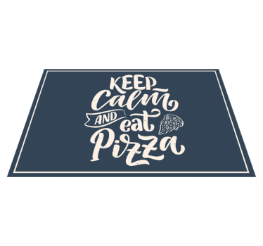 Mantel individual frases la calma es pizza - TenVinilo