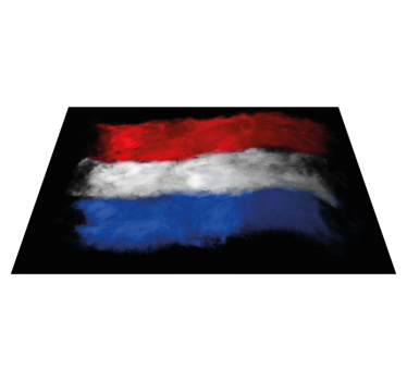 Individual original mesa patrón bandera de países bajos - TenVinilo