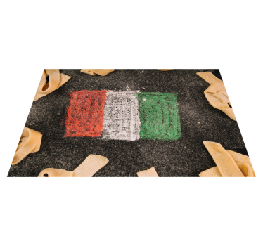 Individual original mesa bandera italiana cocina - TenVinilo