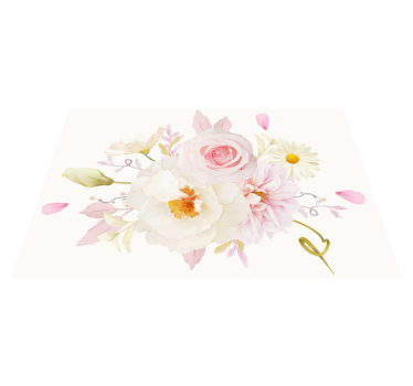 Individual original mesa arreglo floral encantador - TenVinilo