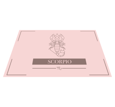 Individual mesa signo del zodiaco escorpio - TenVinilo