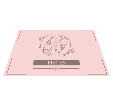 Individual mesa signo del zodiaco piscis - TenVinilo